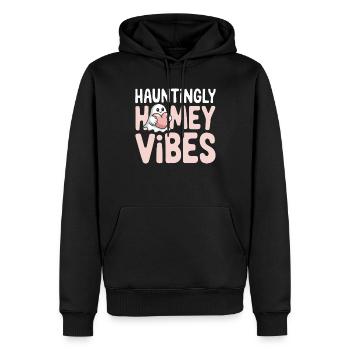 Cosy Horreur Esthétique Effrayant Cosy - Sweat à capuche Premium bio Homme - noir - Devant - Nico (187cm)