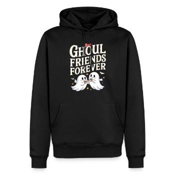 Cosy Horreur Esthétique Effrayant Cosy - Sweat à capuche Premium bio Homme - noir - Devant - Nico (187cm)