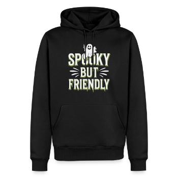 Paranormal Comedy Funny Ghost Humor Lighthearted - Men’s Premium Organic Hoodie - black - Front - Nico (187cm)