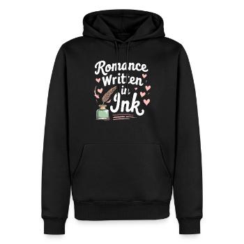 Romantische Nostalgie Vintage Romance Classic Love - Männer Premium Bio Hoodie - Schwarz - Vorne - Nico (187cm)