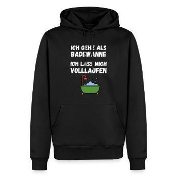 Karneval Köln Kölle Alaaf Alkohol Party Lustig - Männer Premium Bio Hoodie - Schwarz - Vorne - Nico (187cm)