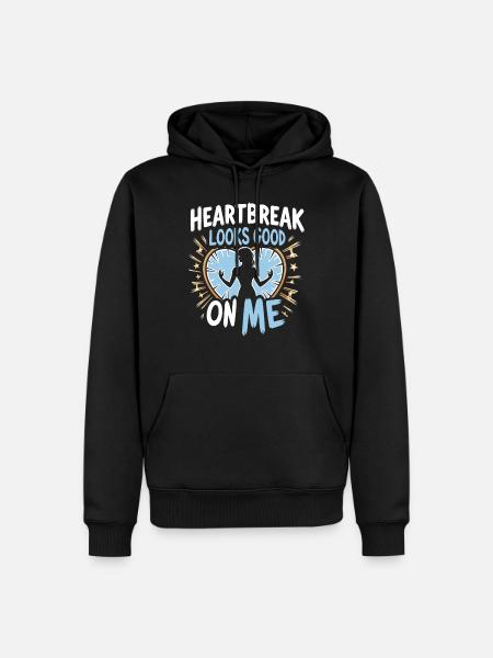separation empowerment, self-love, new beginnings - Men’s Premium Organic Hoodie - black