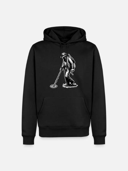 Probing Metal Detector - Men’s Premium Organic Hoodie - black