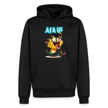 Carnaval Hyène Kölle Alaaf Costume Cologne Drôle - Sweat à capuche Premium bio Homme - noir - Devant - Nico (187cm)