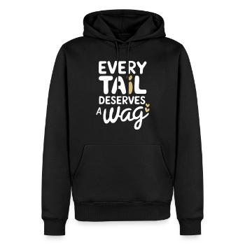 Freiwillige Tierrettung Animal Shelter Heroes - Männer Premium Bio Hoodie - Schwarz - Vorne - Nico (187cm)