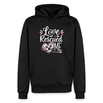 Freiwillige Tierrettung Animal Shelter Heroes - Männer Premium Bio Hoodie - Schwarz - Vorne - Nico (187cm)