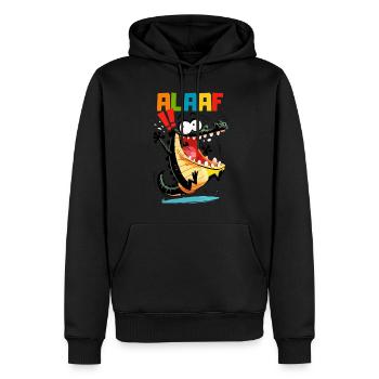 Carnaval Crocodile Cologne Cologne Alaaf Costume Drôle - Sweat à capuche Premium bio Homme - noir - Devant - Nico (187cm)