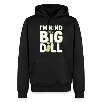 Pickle Lovers Humor Dill-ightful Jokes Funny Food - Männer Premium Bio Hoodie - Schwarz - Vorne - Nico (187cm)