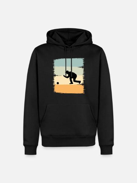Boule Boccia Boule player - Men’s Premium Organic Hoodie - black