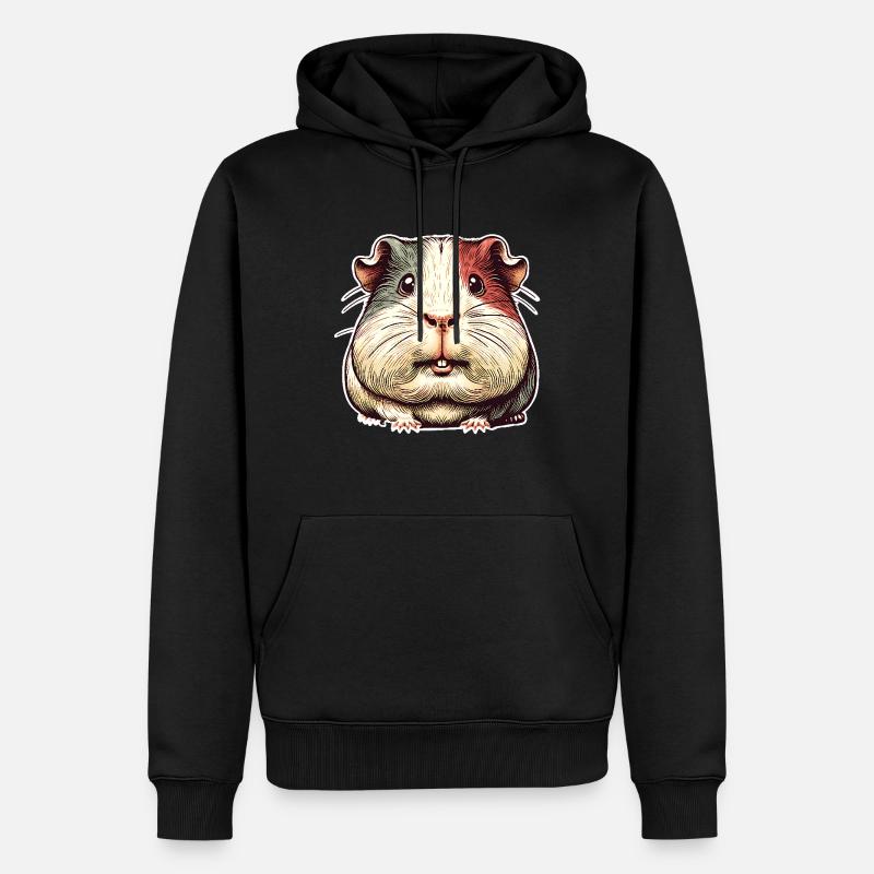 Cobaye - Sweat à capuche Premium bio Homme - noir