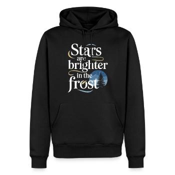 Winter Camper Snow Camping Adventure - Men’s Premium Organic Hoodie - black - Front - Nico (187cm)