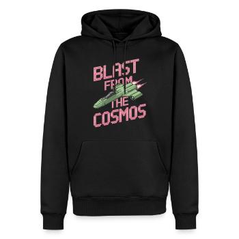 Spieler Mit Weltraumthemen Cosmic Gaming Sci-fi - Männer Premium Bio Hoodie - Schwarz - Vorne - Nico (187cm)