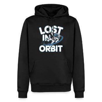 Spieler Mit Weltraumthemen Cosmic Gaming Sci-fi - Männer Premium Bio Hoodie - Schwarz - Vorne - Nico (187cm)