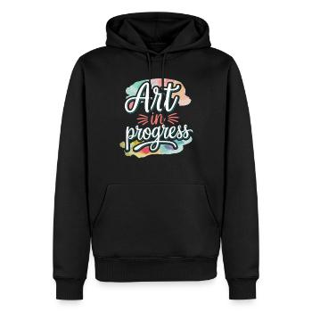 Creative Hobby For Beginners In The - Men’s Premium Organic Hoodie - black - Front - Nico (187cm)