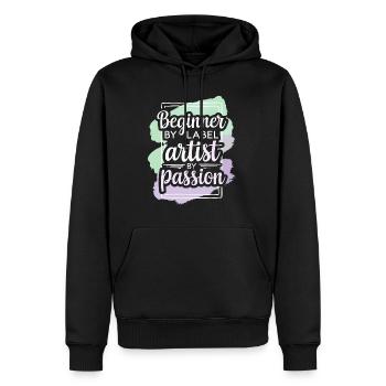 Creative Hobby For Beginners In The - Men’s Premium Organic Hoodie - black - Front - Nico (187cm)