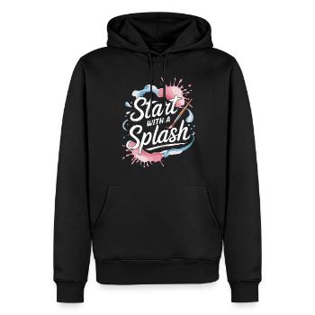 Creative Hobby For Beginners In The - Men’s Premium Organic Hoodie - black - Front - Nico (187cm)