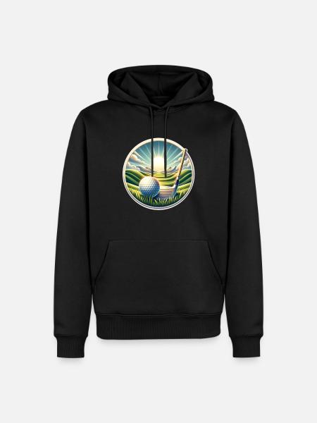 Gulf - Men’s Premium Organic Hoodie - black