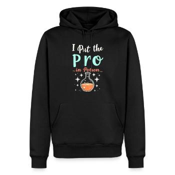 I'm pretty sure I'll have a - Men’s Premium Organic Hoodie - black - Front - Nico (187cm)