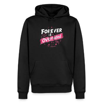 Grunge Saint-Valentin Sombre Romance Amour énervé - Sweat à capuche Premium bio Homme - noir - Devant - Nico (187cm)