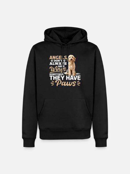 Goldendoodle Dog Owner - Männer Premium Bio Hoodie - Schwarz