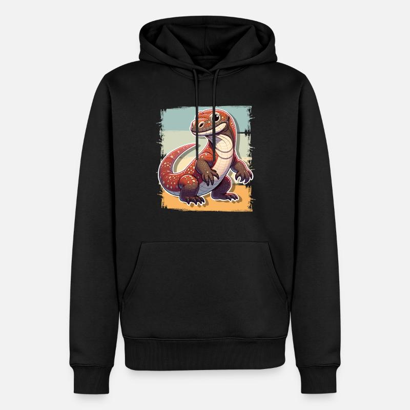 Komodo Dragon - Sweat à capuche Premium bio Homme - noir