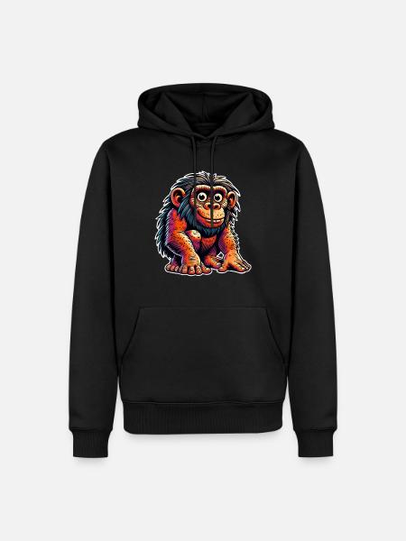 Neanderthal - Men’s Premium Organic Hoodie - black