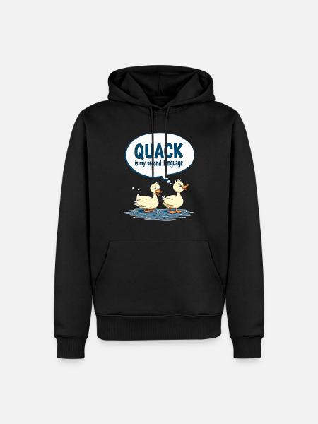 Nutztier-enten-enthusiasten Hinterhof-enten - Männer Premium Bio Hoodie - Schwarz