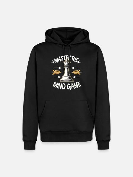 Chess Tacticians Strategy Masters Tactical - Men’s Premium Organic Hoodie - black