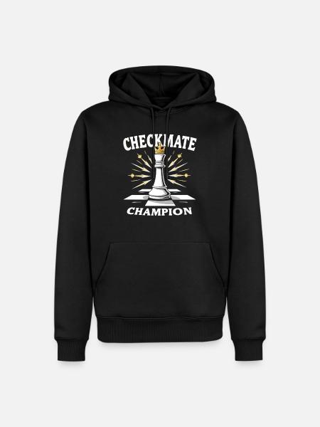 Chess Tacticians Strategy Masters Tactical - Men’s Premium Organic Hoodie - black