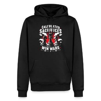 Chess Tacticians Strategy Masters Tactical - Männer Premium Bio Hoodie - Schwarz - Vorne - Nico (187cm)