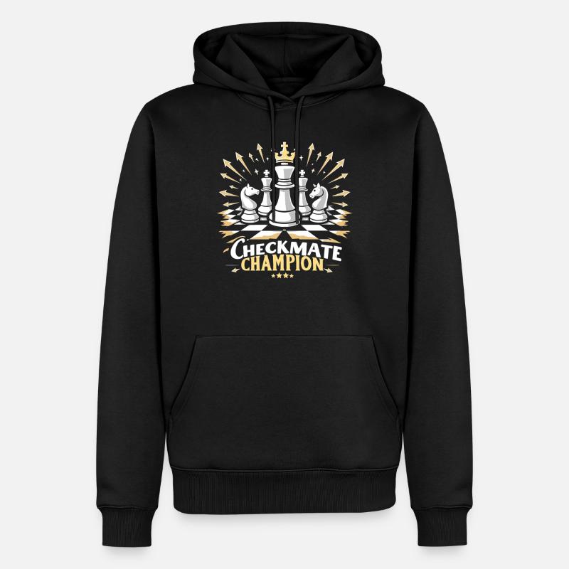 Chess Tacticians Strategy Masters Tactical - Männer Premium Bio Hoodie - Schwarz