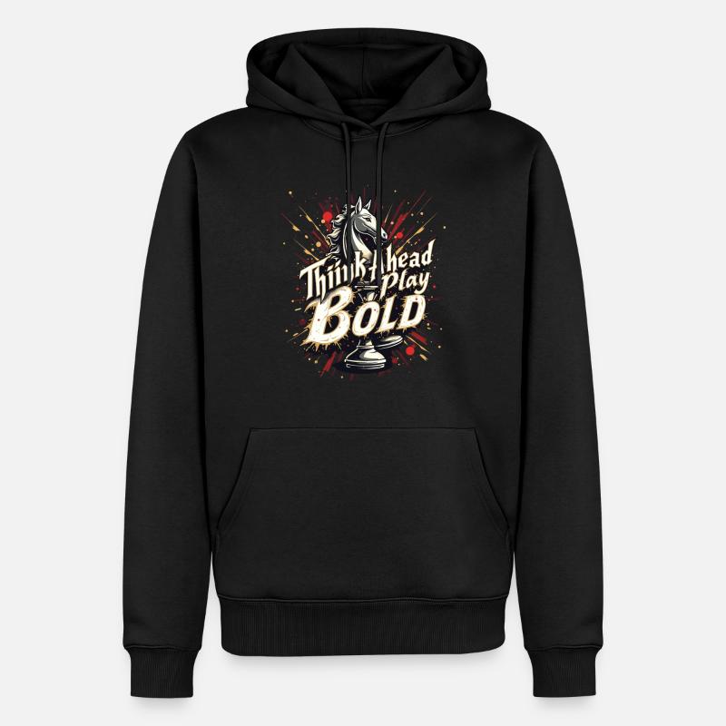 Chess Tacticians Strategy Masters Tactical - Männer Premium Bio Hoodie - Schwarz