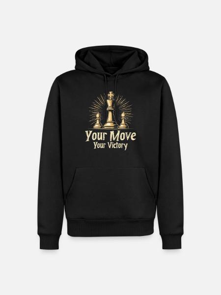 Chess Tacticians Strategy Masters Tactical - Men’s Premium Organic Hoodie - black
