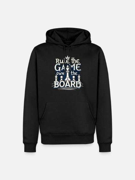 Chess Tacticians Strategy Masters Tactical - Men’s Premium Organic Hoodie - black
