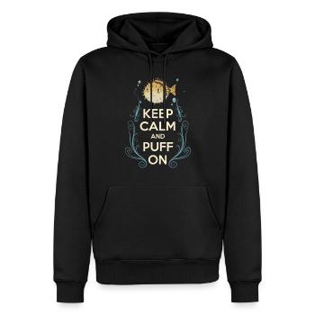 Kugelfisch-meereslebewesen-enthusiasten Quirky - Männer Premium Bio Hoodie - Schwarz - Vorne - Nico (187cm)