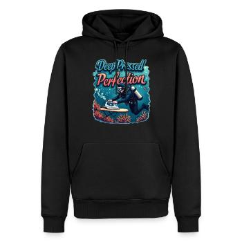 Repassage extrême Compétitif Drôle - Sweat à capuche Premium bio Homme - noir - Devant - Nico (187cm)