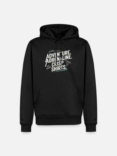 Extreme Ironing Competitive Funny - Men’s Premium Organic Hoodie - black