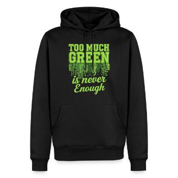 Pflanzensammler Für Zimmerpflanzensammler Im - Männer Premium Bio Hoodie - Schwarz - Vorne - Nico (187cm)