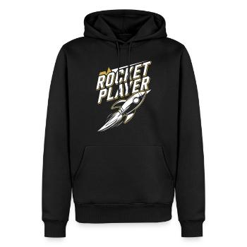 Spieler Mit Weltraumthemen Cosmic Gaming Sci-fi - Männer Premium Bio Hoodie - Schwarz - Vorne - Nico (187cm)