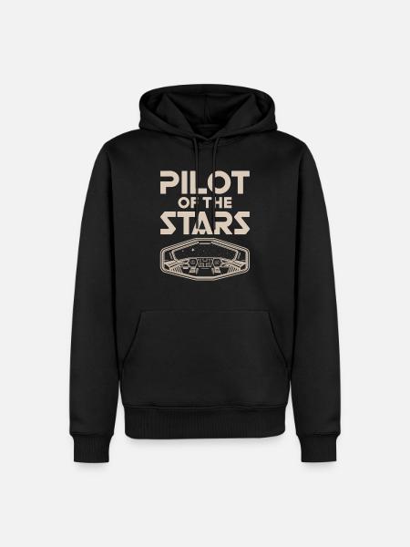 Space-themed players Cosmic Gaming Sci-fi - Men’s Premium Organic Hoodie - black