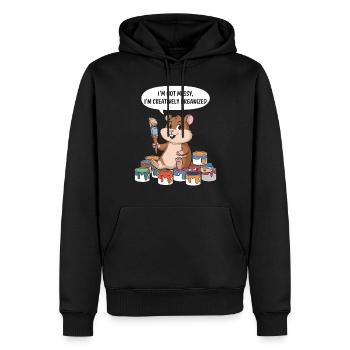 Künstler Maler Kreativ Organisiert Niedlicher - Männer Premium Bio Hoodie - Schwarz - Vorne - Nico (187cm)