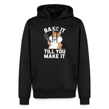 Faites-le cuire jusqu’à ce que vous le fassiez Baker Hamster Fun - Sweat à capuche Premium bio Homme - noir - Devant - Nico (187cm)