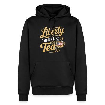Boston Tea 1773 American Revolution Historic - Männer Premium Bio Hoodie - Schwarz - Vorne - Nico (187cm)
