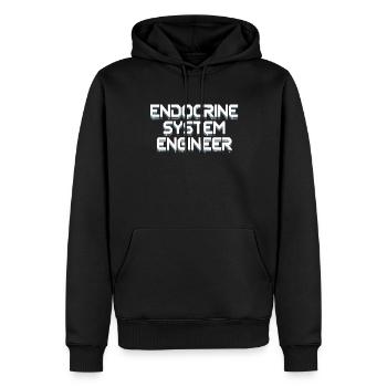 Medical Science Für Endokrinologie - Männer Premium Bio Hoodie - Schwarz - Vorne - Nico (187cm)