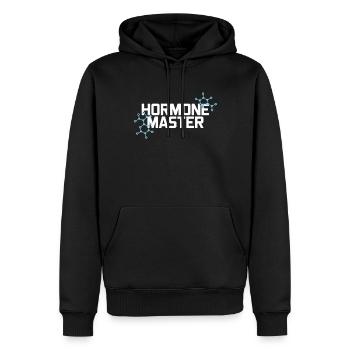 Medical Science Für Endokrinologie - Männer Premium Bio Hoodie - Schwarz - Vorne - Nico (187cm)