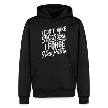 Blacksmithing Viking Warrior Norse Forge Metalwork - Männer Premium Bio Hoodie - Schwarz - Vorne - Nico (187cm)