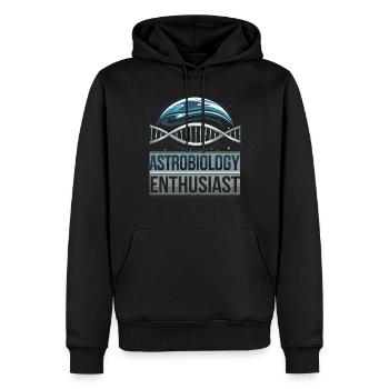Astrobiology Space Exploration Extraterrestrial - Männer Premium Bio Hoodie - Schwarz - Vorne - Nico (187cm)