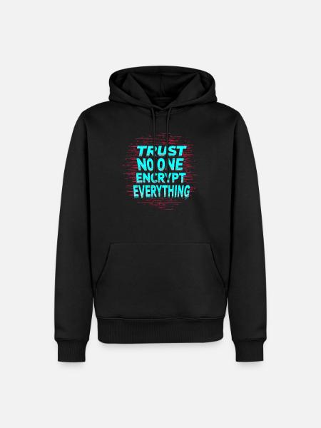 Retro Cryptography Spy Codebratenspionage - Männer Premium Bio Hoodie - Schwarz