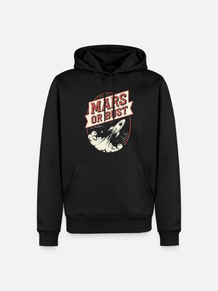 Astrobiology Space Exploration Extraterrestrial - Men’s Premium Organic Hoodie - black