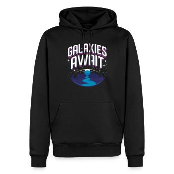 Astrobiology Space Exploration Extraterrestrial - Männer Premium Bio Hoodie - Schwarz - Vorne - Nico (187cm)